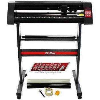 PixMax - Plotter de Corte de Vinilo 72cm, Software SignCut Pro y Kit para Weeding