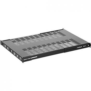 StarTech.com Estante Bandeja Fijo Ventilado para Gabinete Rack de Servidores de 1U Ajustable Trabajo Pesado - 250lb 113kg