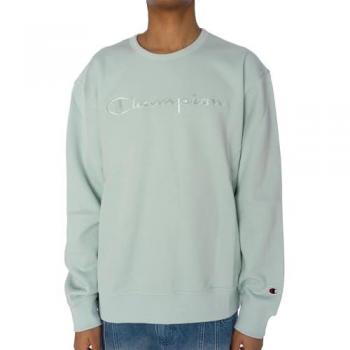 Sudadera Champion con Bordado de Etiqueta, Talla L - Hombre - Color Celeste