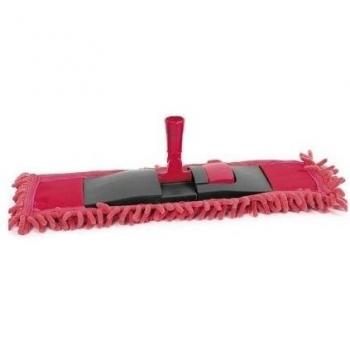 Juypal 706 - Mopa de 100% microfibra + bastidor, color rojo y negro