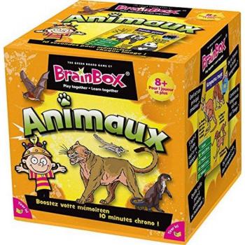 Juego de mesa BrainBox - Animales - Juego educativo de observación y memoria para 1 jugador o más, a partir de 8 años