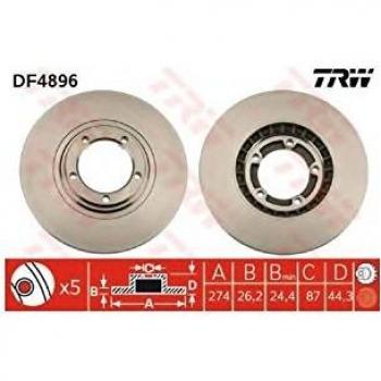 TRW Automotive AfterMarket DF4896 Brake Disc