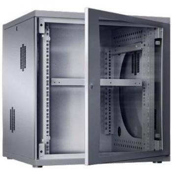 FlatBox 7507120 | Armario de distribución, Chapa de Acero, Cristal de Seguridad Monocapa 3 mm, Dimensiones: Ancho 600 x Alto 625 x Profundidad 600 mm