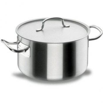Lacor - 50021 - Cacerola Alta Con Tapa Chef Classic 20cm Inox