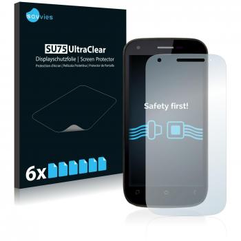 savvies Protector Pantalla Compatible con Wiko Cink Peax 2