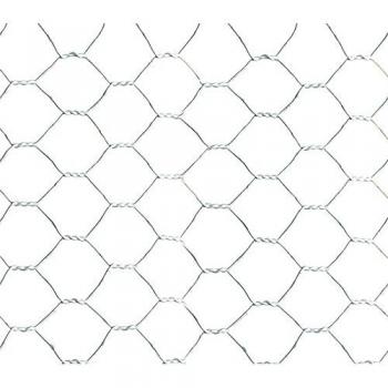 Malla Metálica Hexagonal Zincada Antioxidante para Gabbias y Recintos de Animales 1,00x10 m