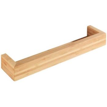 Estante de bambú natural de 40 cm para baño con diseño sostenible