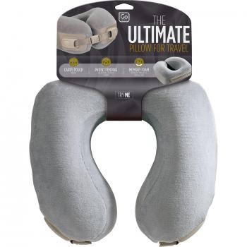 Go Travel Ultimate - Almohada de Memoria, Gris