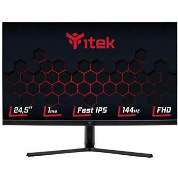 Monitor iTek 24.5 Full HD LED 1920x1080, 144Hz, HDMI, USB, Negro