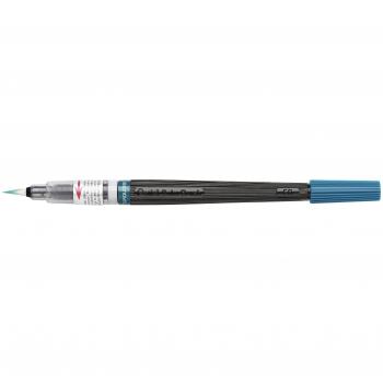 Pentel Color Brush - Pincel recargable, color azul y turquesa