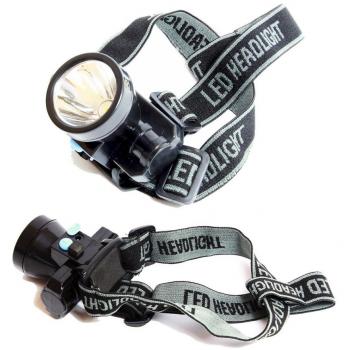 Linterna Frontal LED Recargable Impermeable para Pesca, Caza y Ciclismo