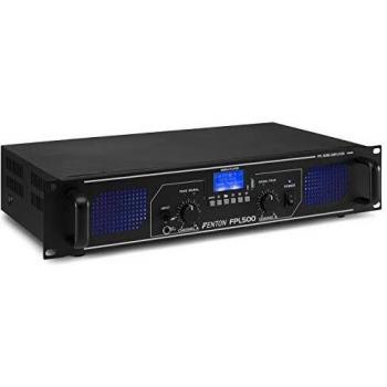 Fenton FPL500 Amplificador Digital LED Azules + EQ