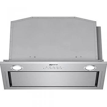 Extractor de cocina Neff D55ML66N1, 52 cm, acero inoxidable, 730 m³/h, A++, 64 dB
