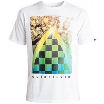 Quiksilver Classicteecheck M Tees WBB0 - Camiseta para hombre, color blanco, talla M