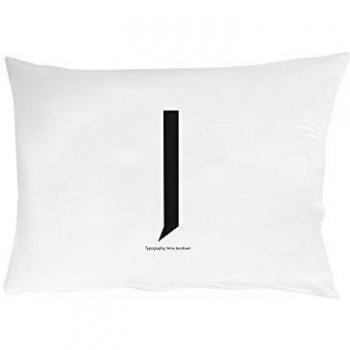 Funda de almohada personal Design Letters A-Z