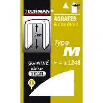 Grapas 15 mm Tipo M - Pack de Agrafes para Bricolaje