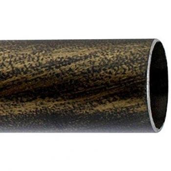 Riel Chyc 5437129 Barra Hierro Forja 28 mm. x 1,50 Metros Negro Dorado, Multicolor