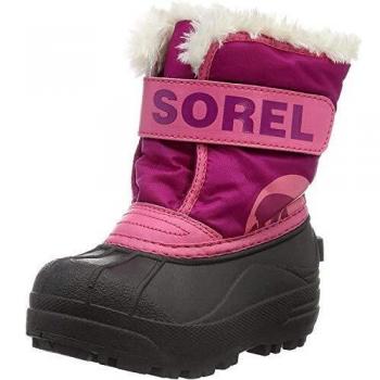 Sorel Childrens Snow Commander, Botas Unisex niños, Rosa