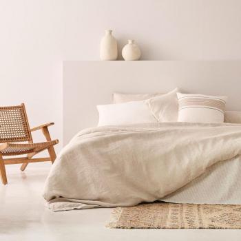 Funda nórdica de lino Linen Beige