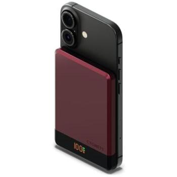 Power Bank Cygnett MagSlim 5000 mAh Inalámbrico Ultra Fino Color Cereza