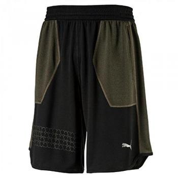 Puma n.r.g. Reversible 11 'Short Pantalones, otoño/Invierno, Hombre, Color Puma Black-Forest Night Heather, tamaño Medium