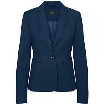 VERO MODA Chaqueta de traje Vmvictoria Ls Blazer Noos para mujer azul S