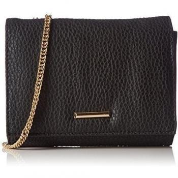 VERO MODA Vmanneli Cross Over - Bolso de hombro de material sintético mujer, color negro, talla 19x13x3 cm