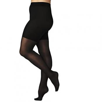 Falke Beauty Plus 50 Denier Black Tights for Women, Size D Long