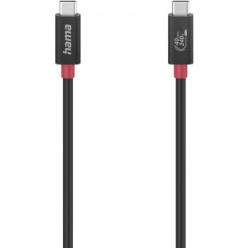 Hama Cable USB-C E-Marker USB4 GEN3 40 Gbit/s 5 A 240 W 1.00 m