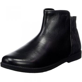 Geox J Shawntel D, Botas para Niñas, Negro