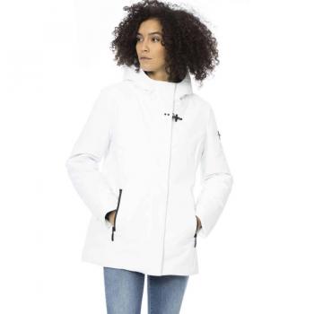Baldinini Trend White Polyester Jacket & Coat - XXL