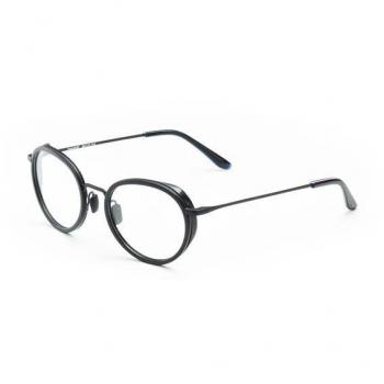 Vuarnet VL1808 Men's Eyeglasses Black Size 50 with Clip-On - Blue Light Block Available