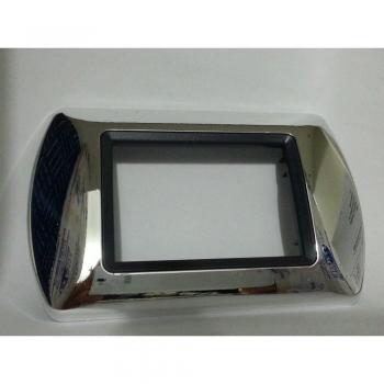 Placas ABS Compatibles para Tapa de Enchufe Master Modo Colorra - Cromo - 3 Foros