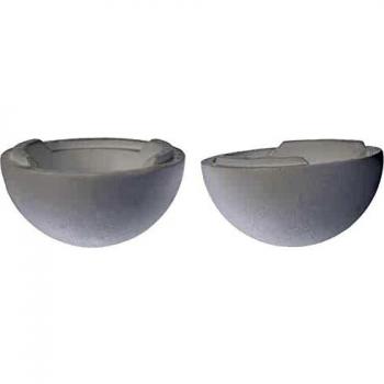 GLOREX 6 3803 839 Bola de poliestireno, poliestireno, Blanco, 15 x 15 x 8 cm