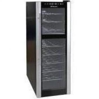 Orbegozo VT 2700 - Vinoteca de 27 botellas con display digital, color negro