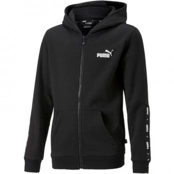 Sudadera Puma Essentials+ Tape Full-Zip Negro Niño