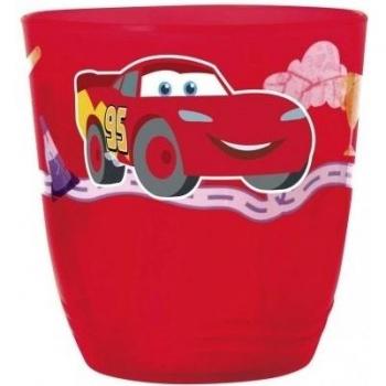Tigex 80800589 - Vaso para microondas, diseño Cars, color rojo