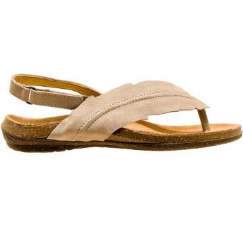 El Naturalista Wakataua N5078 Pleasant Piedra Sandalias de Piel con Autocierre para Mujer Color Gris