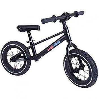 KIDDIMOTO - Bicicleta de Montaña de Aluminio Impulsor / Bicicleta de Aprendizaje / Bici sin Pedales niño 2 - 5 años - Negro Mate