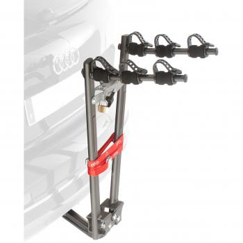 Portabicicletas Mottez A009P3NM para 3 Bicicletas, Negro