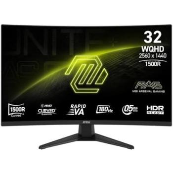 Monitor MSI MAG 321CQF E18 31.5 LED VA Rápido QHD 180Hz 0.5ms Adaptive Sync Curvo
