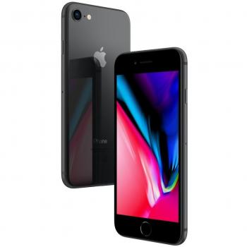 Smartphone Apple iPhone 8, Pantalla RetinaHD de 4.7, Memoria Interna de 256GB, Color Gris Espacial, Cámara Frontal HD de 7MP y Trasera de 12MP, Sistema iOS - Versión EU