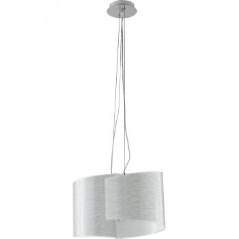 Plafón Joyce 2 bombillas Cristal blanco, tipo de producto: Plafón colgante, características: 2 luces, color blanco, dimensiones 45x22x25 cm