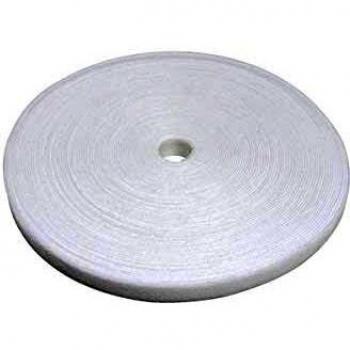 LABEL THE CABLE Roll of Double-Sided Hook and Loop Tape - Cable Ties Roll for Perfect Cable Management - Velour Quality - LTC ROLL Strap - 25 m x 16 mm - White - PRO 1220