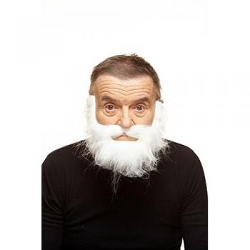 Barba postiza Viving Costumes 205041, ajedrez, Color Multicolor, Talla única