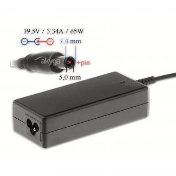 Akyga AK-ND-05 Adaptador e Inversor de Corriente Interior 65W Negro