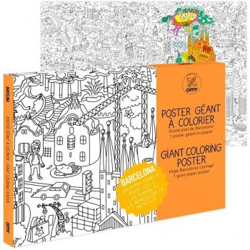 O'my OMY pos208 Barcelona Póster para Colorear
