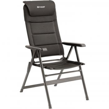 Outwell Teton Silla de Acampada, Negro, 64 x 75 x 122/136 cm