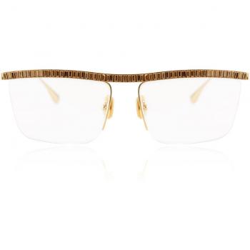Anna-Karin Karlsson SHEIKA Gold Women's Eyeglasses 59mm - Blue Light Blocking Frame Only