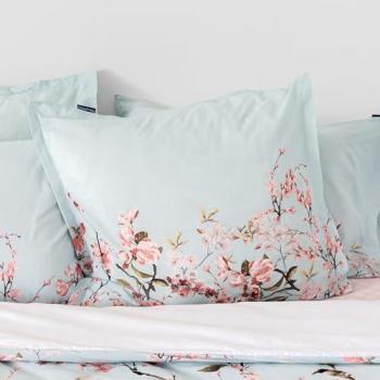 Juego de Fundas de Almohada Chinoiserie Multicolor 50 x 75 cm (2 Piezas) 100% Algodón, Calidad Superior